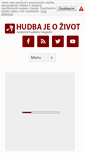 Mobile Screenshot of hudbajeozivot.cz